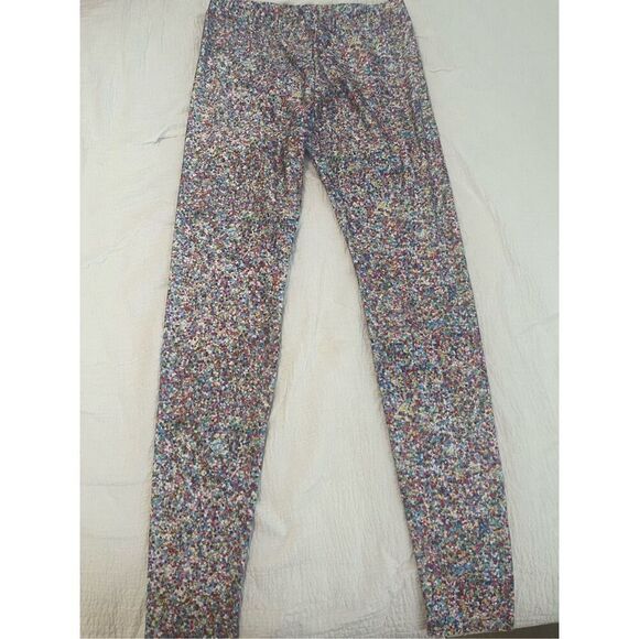 Terez Girls Leggings in Rainbow Nonpareils NEW - Picture 2 of 5